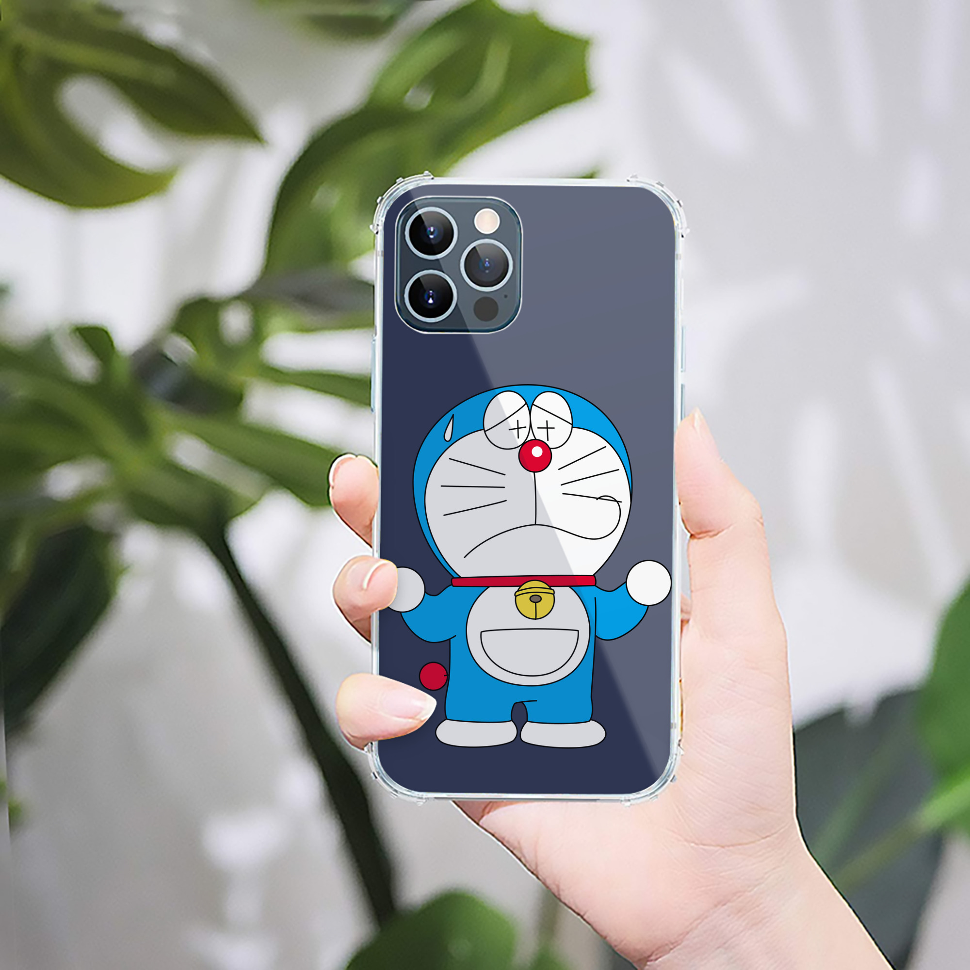 （画像用） ドラえもん Doraemon 【iPhone 12シリーズ対応】透明スマホケース（クリアソフトケース）